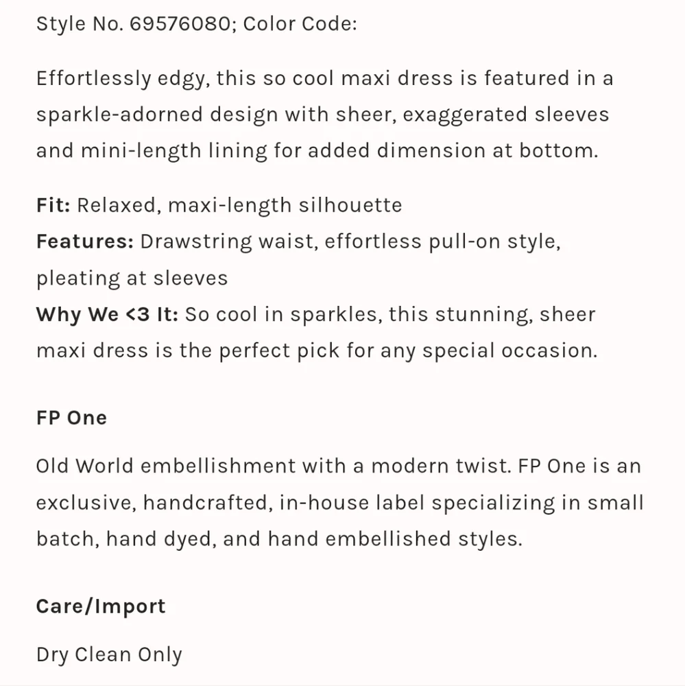 Free people Ensley Maxi Dress